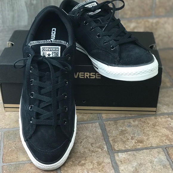 Converse Other - NWT Converse CT LS OX Black Suede M AUTHENTIC